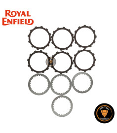 Kit De Platos De Embrague Royal Enfield  Bullet 350, Thunderbird 350/500, Classic 350 y Rumbler 500 