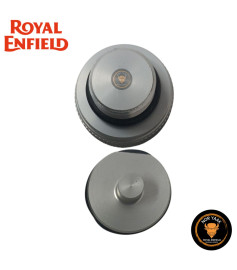 Tapa De Llenado De Aceite Plateada (Para Motos De Color Plateado) Royal Enfield Hunter 350 Classic 350  Himalyan, Interceptor 650 Super Meteor 650
