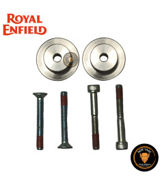 Soportes para espejos de extremo de manillar Royal Enfield Super Meteor 650 Himalayan Scram 411 / 450 Guerrilla 450) Meteor 350 Classic 350 / Bullet