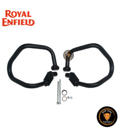 Protectores De Motor Compactos Negros Tubo De Acero 22Mm Royal Enfield Hunter 350