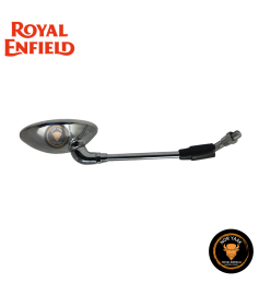 MIRROR REAR VIEW LH CHROME Royal Enfield INTERCEPTOR INT 650 Continental GT 650