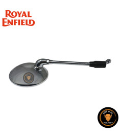 Espejo Retrovisor Izquierdo Cromado Royal Enfield Classic 350/500/Bullet 500 All New Classic 350 