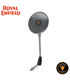 Espejo Retrovisor Izquierdo Cromado Royal Enfield Classic 350/500/Bullet 500 All New Classic 350 