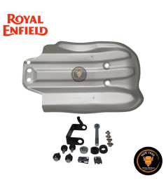 SILVER SUMPGUARD Royal Enfield Guerrilla 450