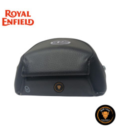 Almohadilla Negra Para El Respaldo Del Pasajero Negro Royal Enfield Super Meteor 650 