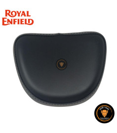 BLACK PASSENGER BACKREST PAD Royan Enfield Meteor 350