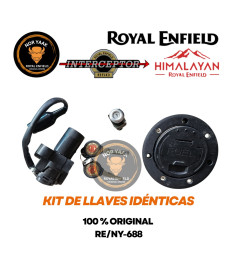 Kit De Llaves Idénticas Al Uso Original Royal Enfield Himalayan 411 Interceptor 650